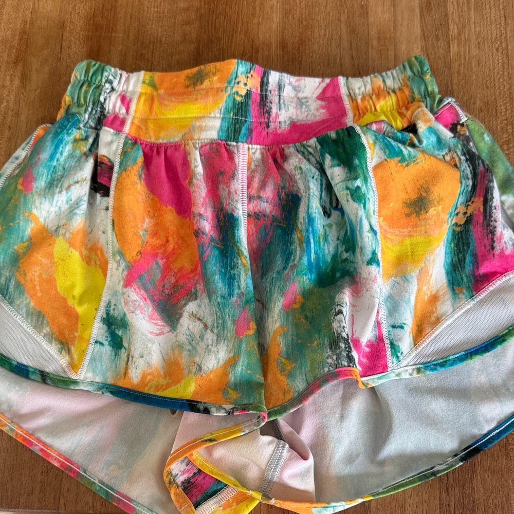 Lululemon Athletica Multicolor Abstract Shorts